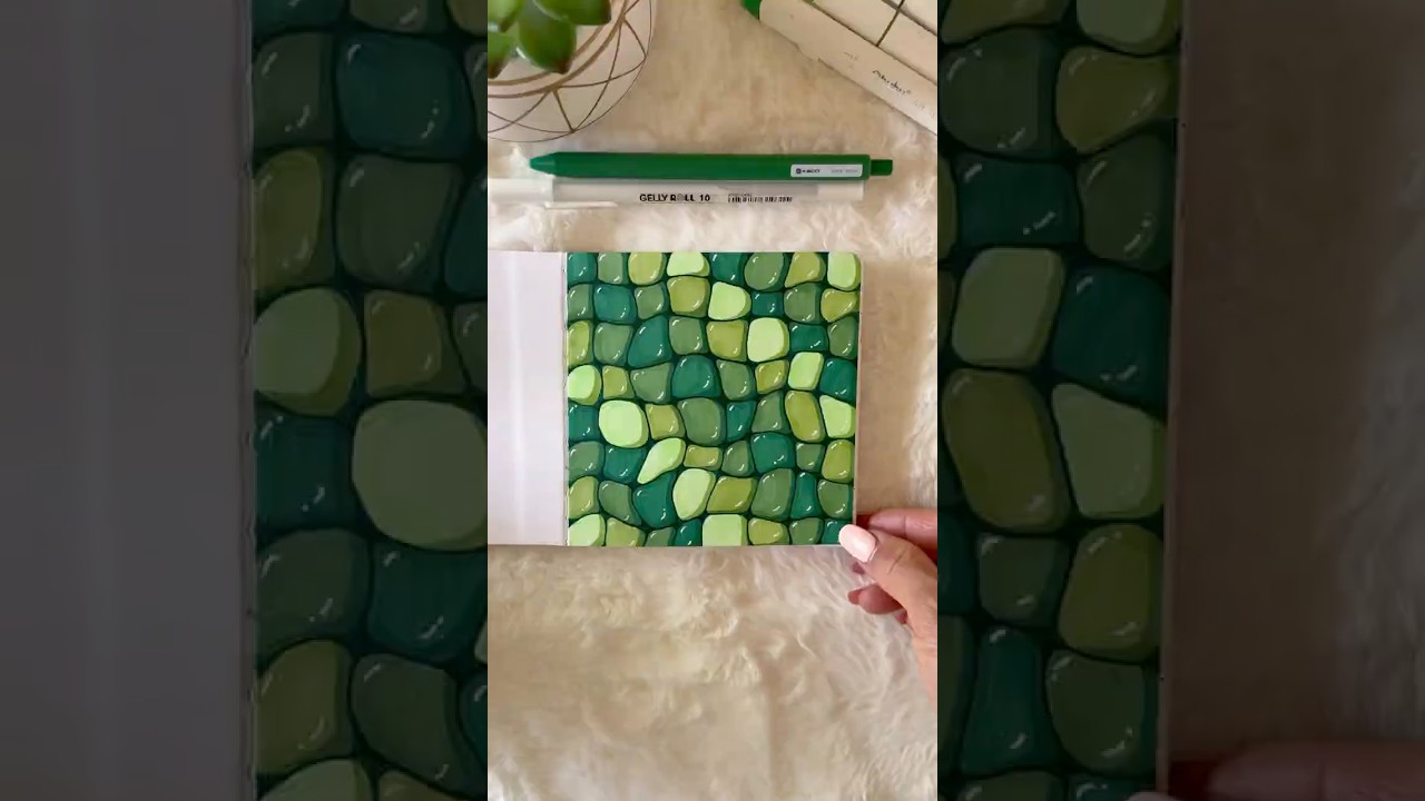 💚🐸☘️🐢🍏 One color challenge GREEN!! #zendoodle #zentangle #alcoholmarkers #ohuhumarkers
