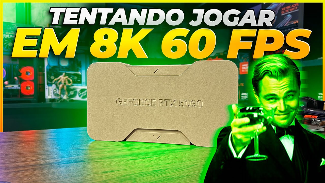 Será que é possivel JOGAR em 8K em 2025 com um dos Melhores PC GAMER disponiveis?