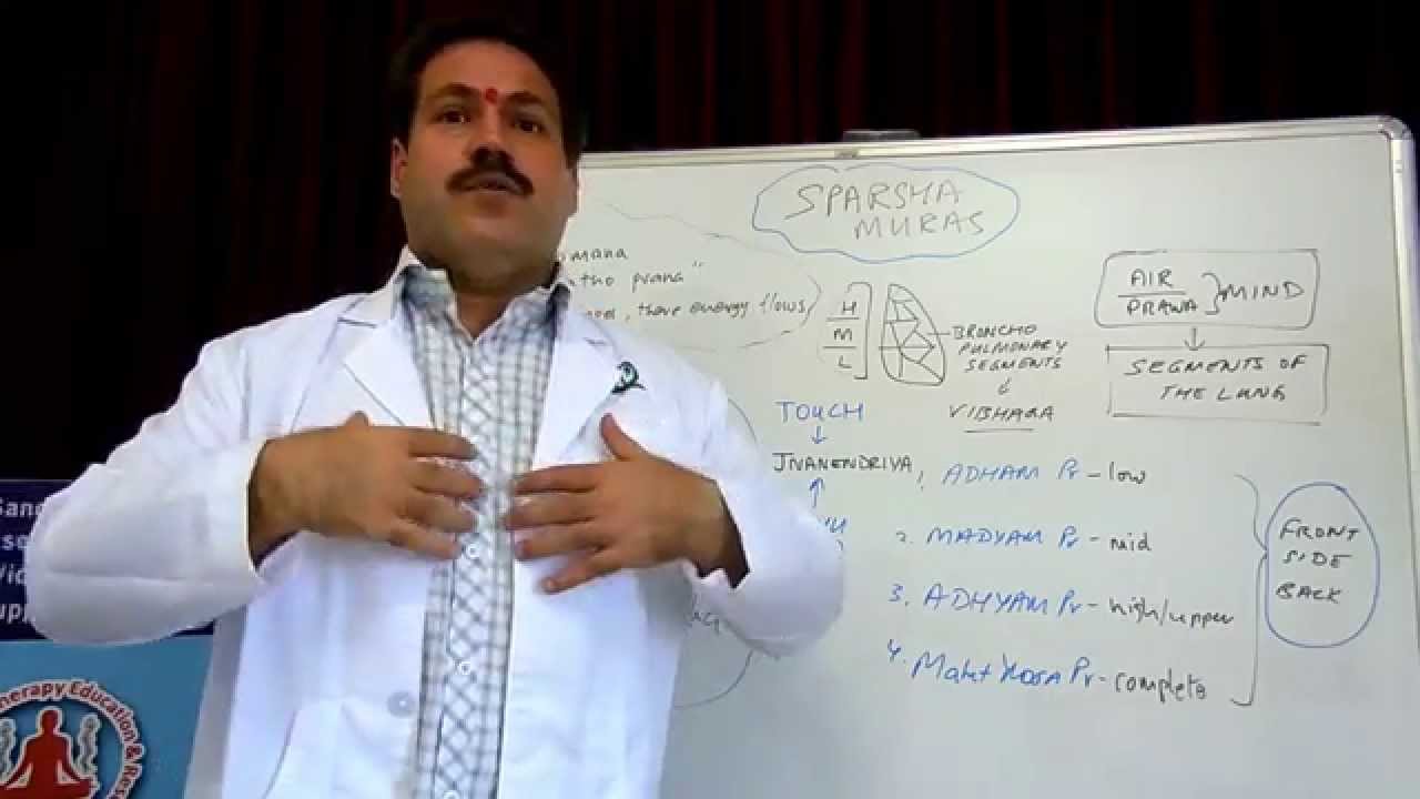 An explanation of the Sparsha Mudras by Dr Ananda Balayogi Bhavanani