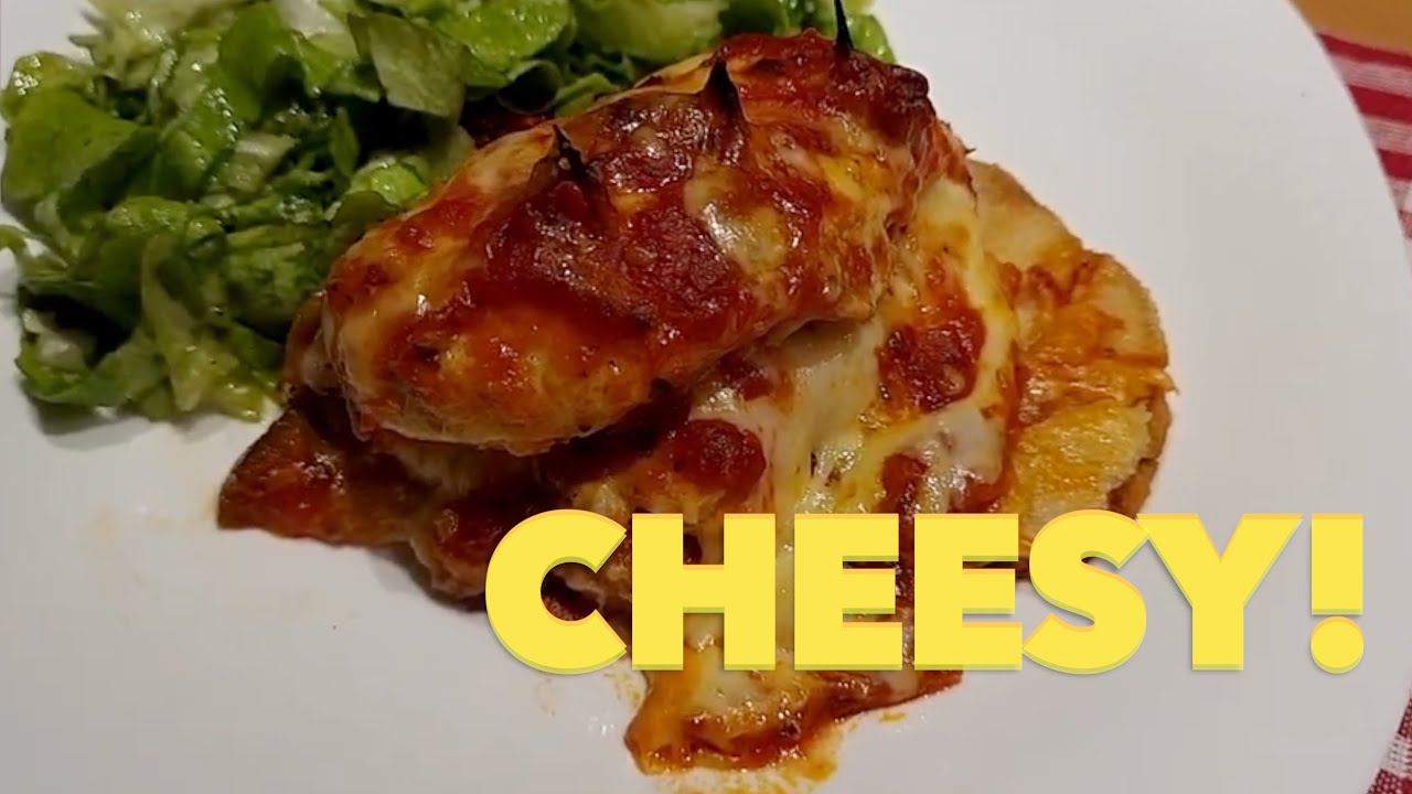 Chicken Breasts with Bolognese & Cheese – Easy Oven Dinner