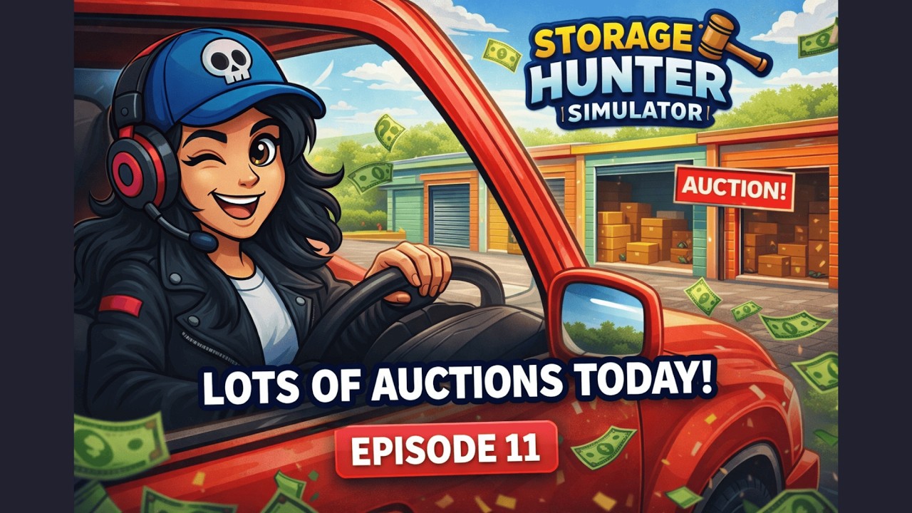 STORAGE HUNTER SIMULATOR EPISODE 11: BIDDING ON LOT'S OF AUCTIONS TODAY!