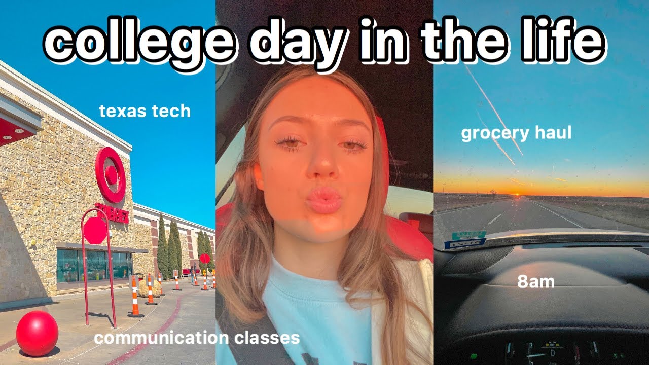 college day in my life- texas tech university