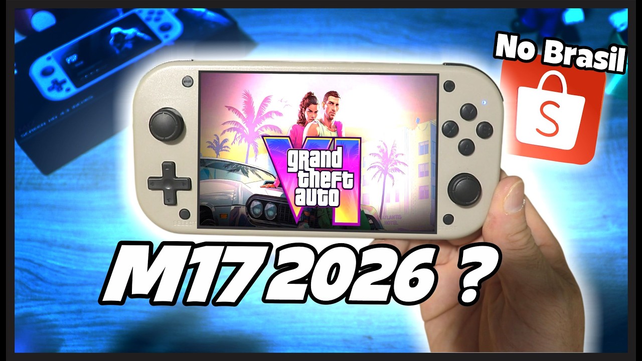 Comprei o GAME PORTÁTIL M17 da Shopee - Será Que Ainda Vale a Pena em 2026?