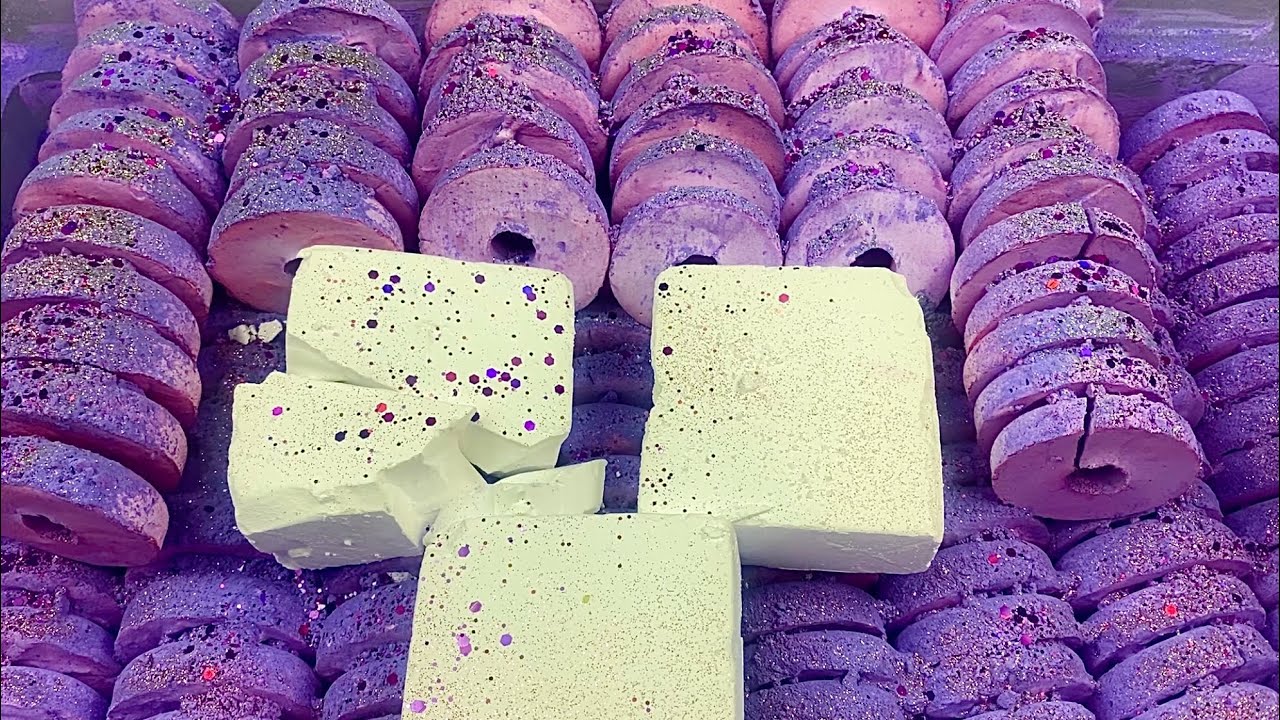 180+ gym chalk Crush • Crunchy PURPLE donut GYM CHALK Crush