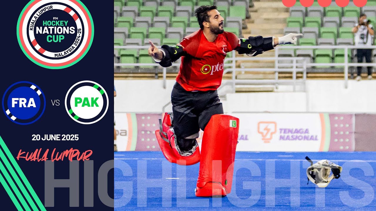 FIH Hockey Men's Nations Cup 2024-25 Highlights: Semis 1: France vs Pakistan | Match 15