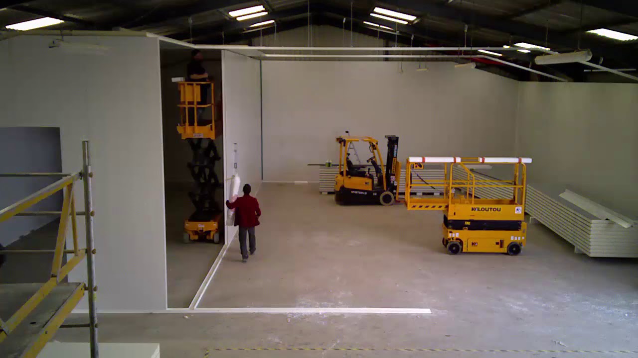 Construction de la chambre froide