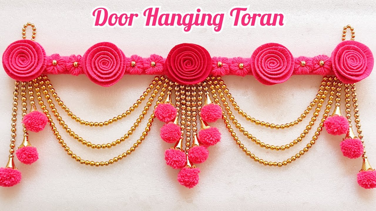 Beautiful Handmade Door Hanging Idea | Home Decorate Idea | Best Out Of Waste | Woolen Craft Idea
