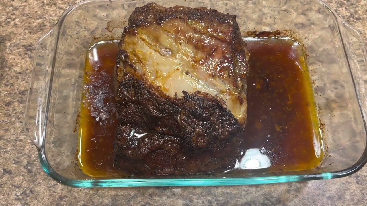 Ribeye Roast in the oven