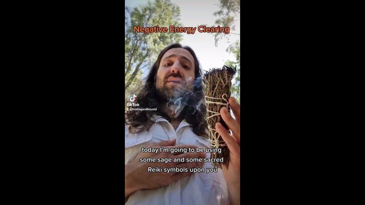 🍀Negative Energy Clearing using Sage Reiki Healing ASMR 》#asmr #reiki #sage #healing #love #cleanse