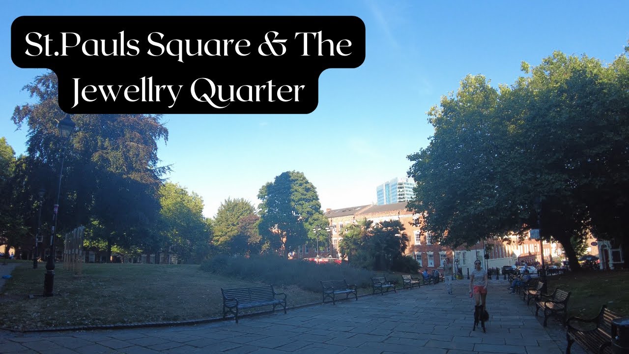 JEWELLRY QUARTER | GREAT HAMPTON STREET | ST PAULS SQUARE WALKING TOUR 2022 | BIRMINGHAM