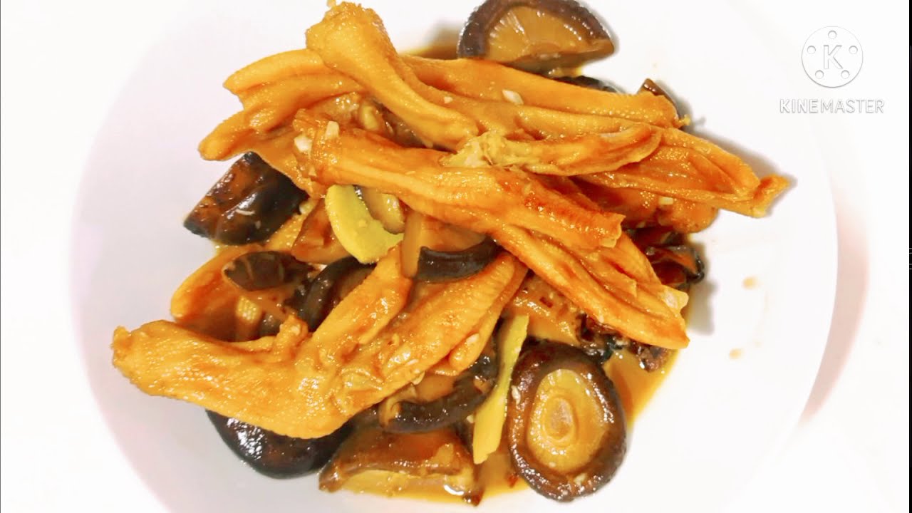 Braised Duck Feet with Mushroom | Braised Duck Feet with Dried Oyster | Braised Duck Feet Recipe