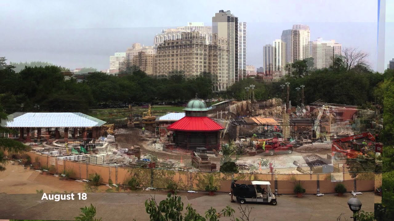 Regenstein Macaque Forest Construction Time-Lapse