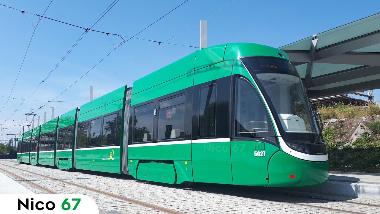 BVB Bâle - Backcab Tram 3 entre Waldighoferstrasse & Gare de Saint Louis
