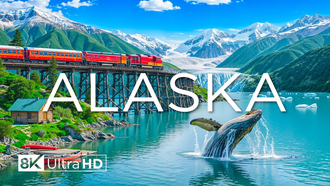 Аляска 8K – Ледники, фьорды, дикие леса и нетронутая красота последнего рубежа Америки