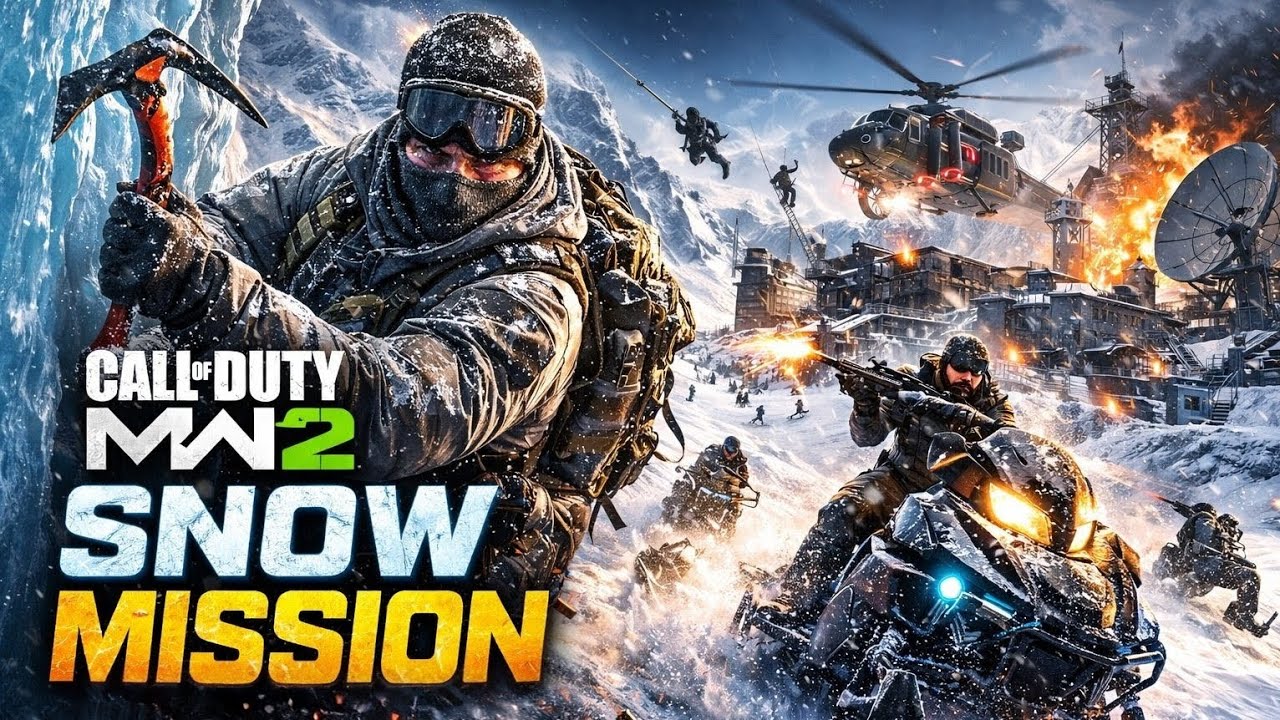 CALL OF DUTY MW2 – Cliffhanger Snow Mission Gameplay | The Most Iconic Mission