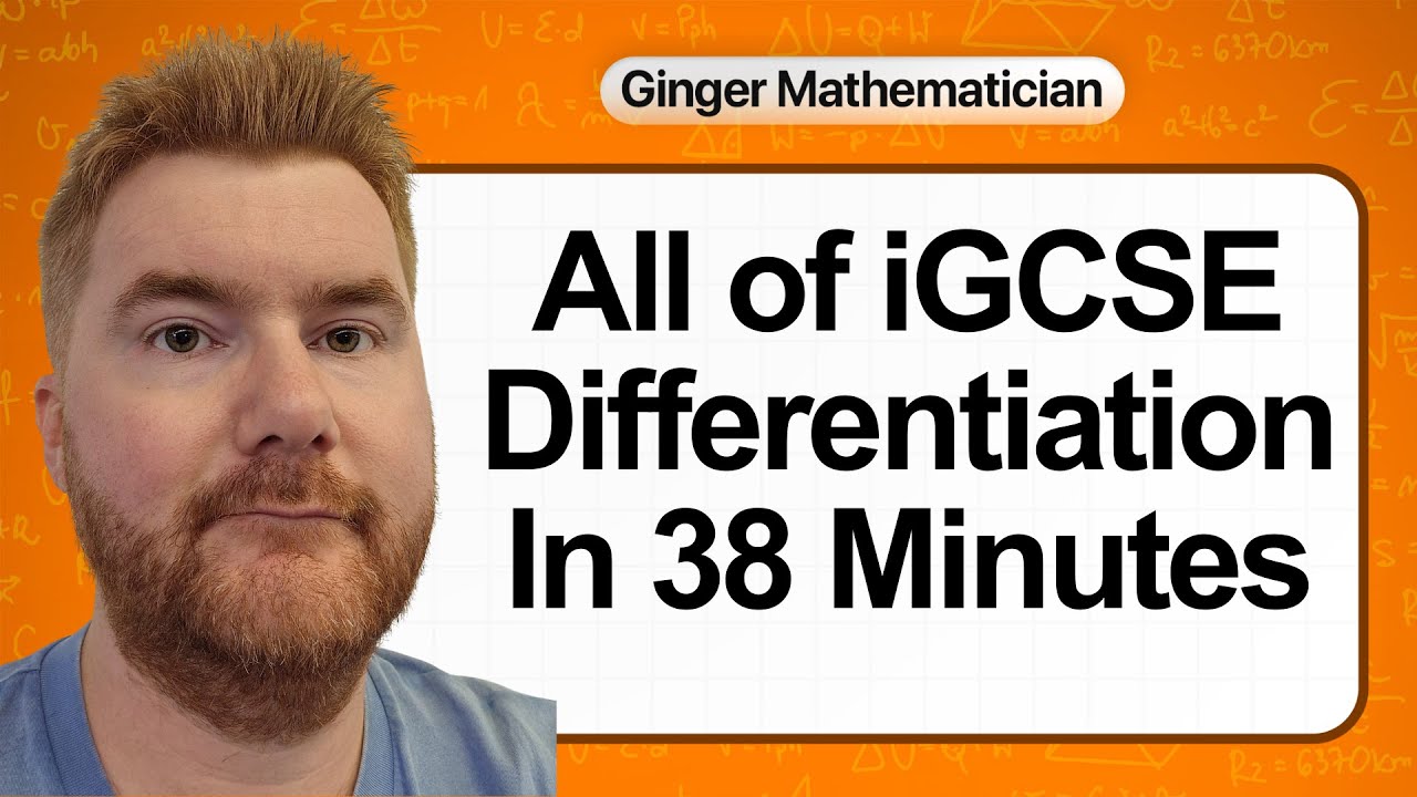 Все, что вам нужно знать о дифференциации IGCSE за 38 минут