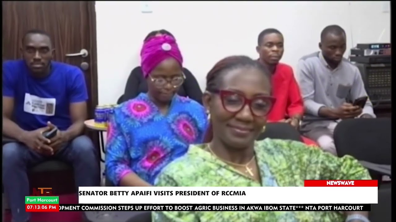 SENATOR BETTY APIAFI HAS PAID A COURTESY VISIT TO THE FIRST FEMALE PRESIDENT OF PHCCIMA: