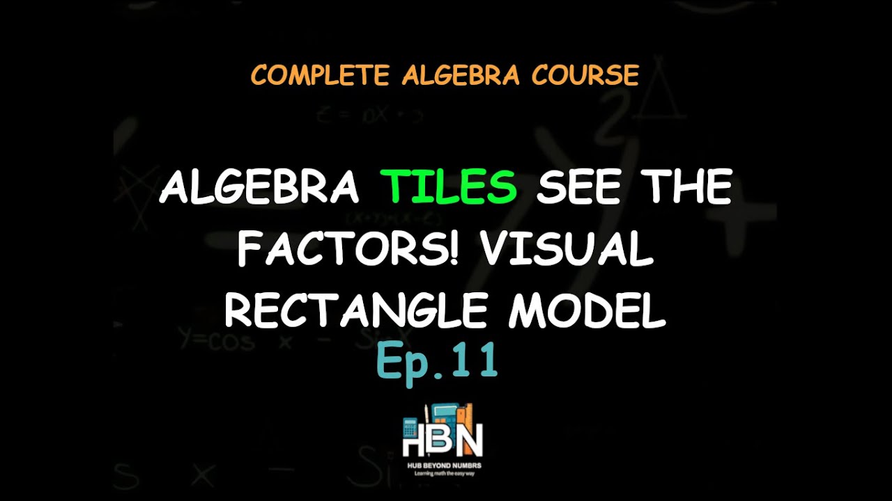 Factorizing Using Algebraic Tiles | The Visual Rectangle Model (Easy Algebra)
