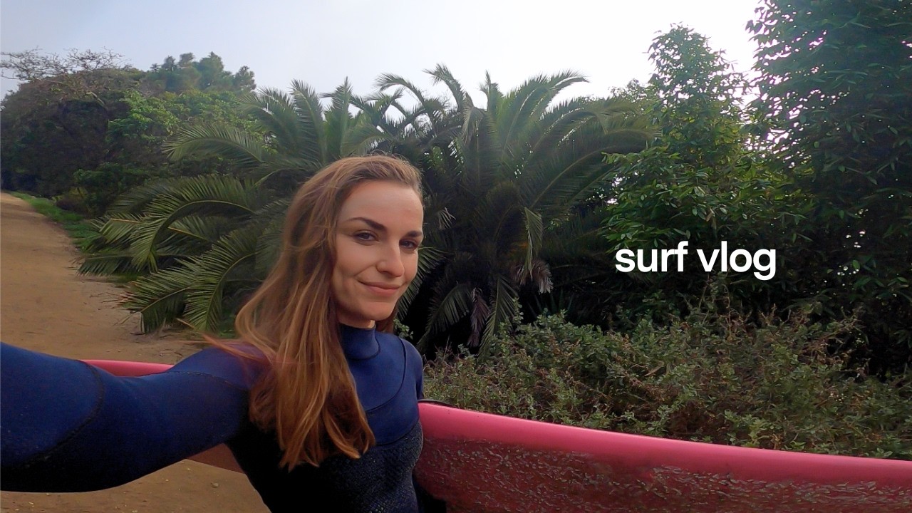 Впервые занимаюсь серфингом в Ринконе 🏄‍♀️🌊 (Дневники девушки-серфингистки, эпизод 19)