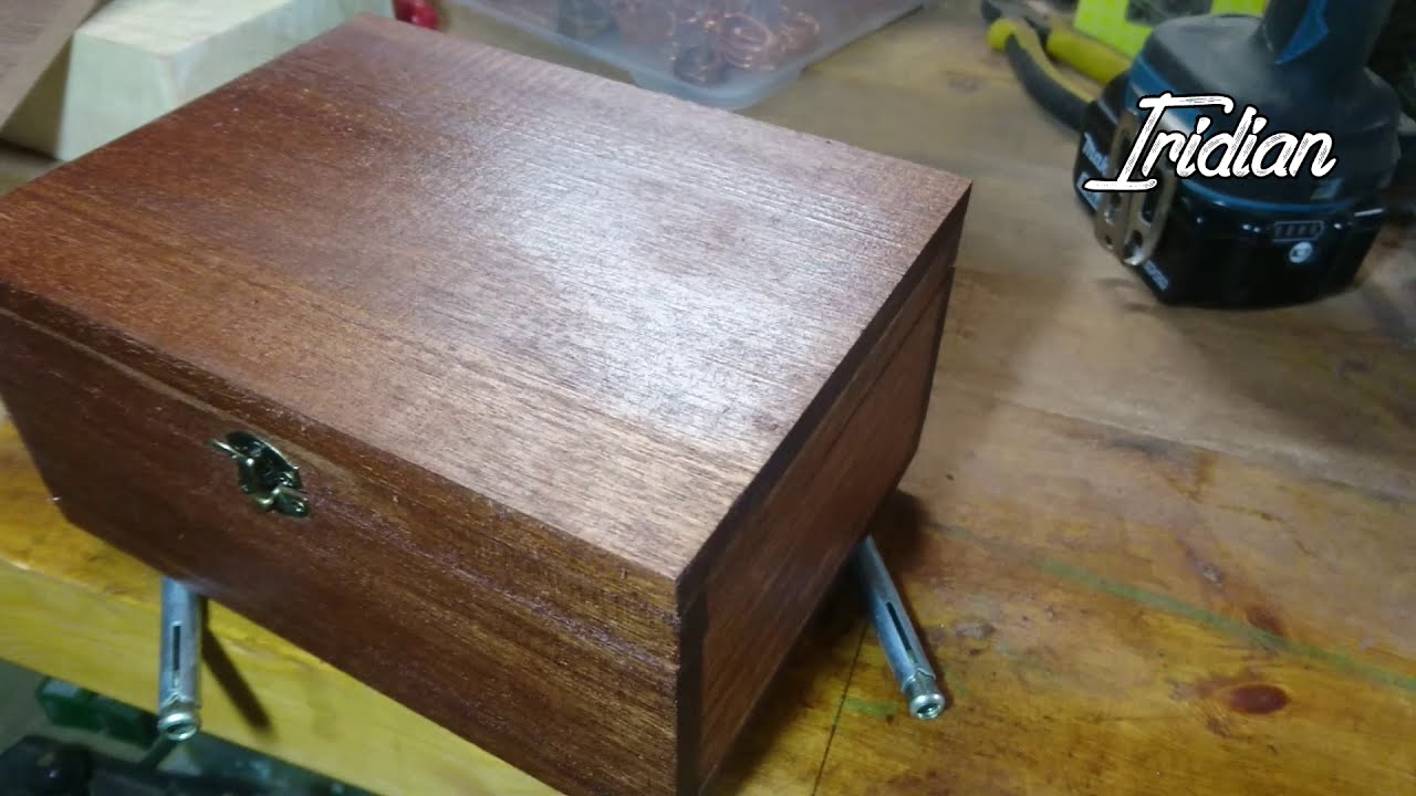 Applying Tung Oil on Dark Red Meranti wood