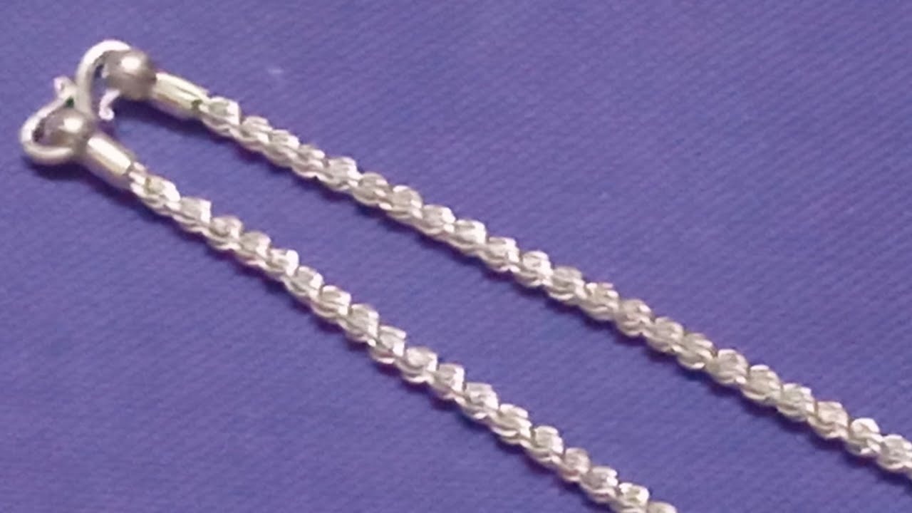 Silver Rope Chain Making | How to Rope chain is made | Handmade