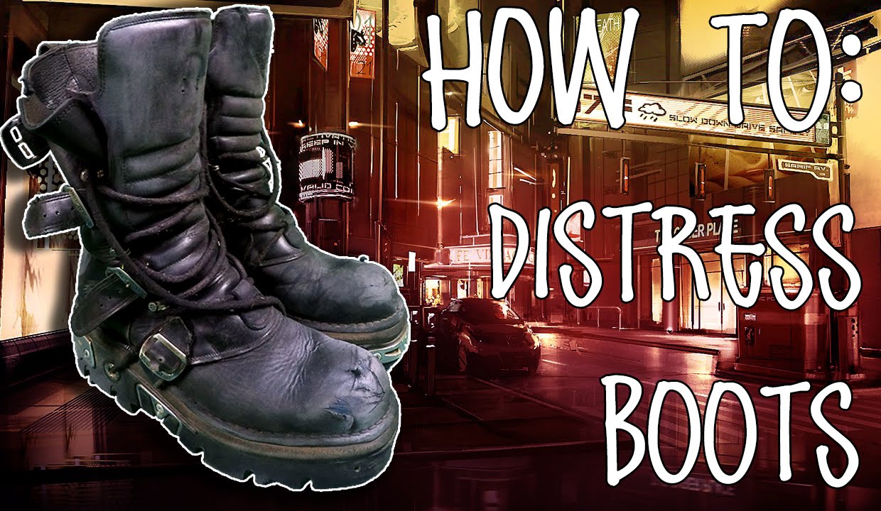 Distress Leather Boots | How To | Adam Cooper