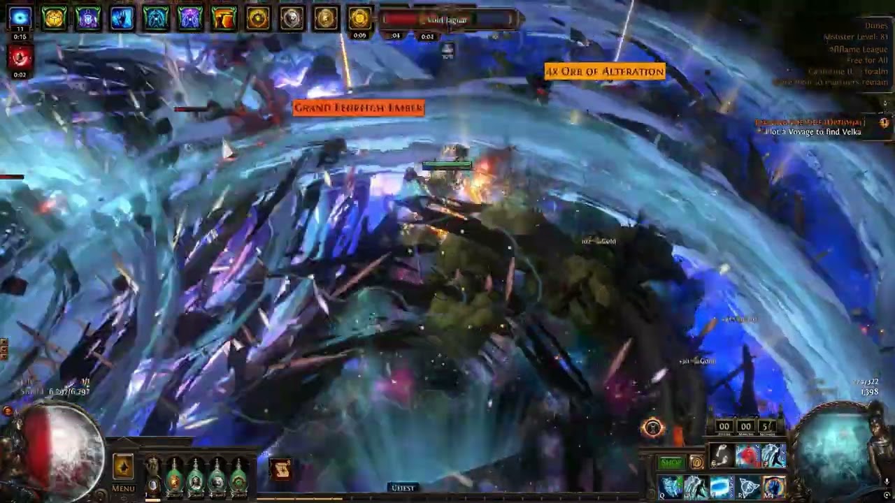 POE1 3.29: Гайд на билд через Vaal Ice Nova of Frostbolts для Окультиста (Endgame)