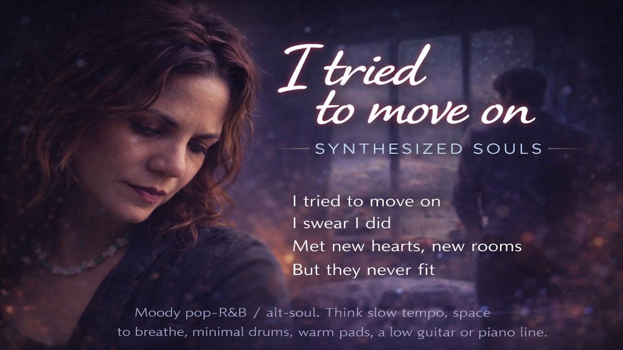 I Tried to Move On — Synthesized Souls (Moody pop-R&B / alt-soul)