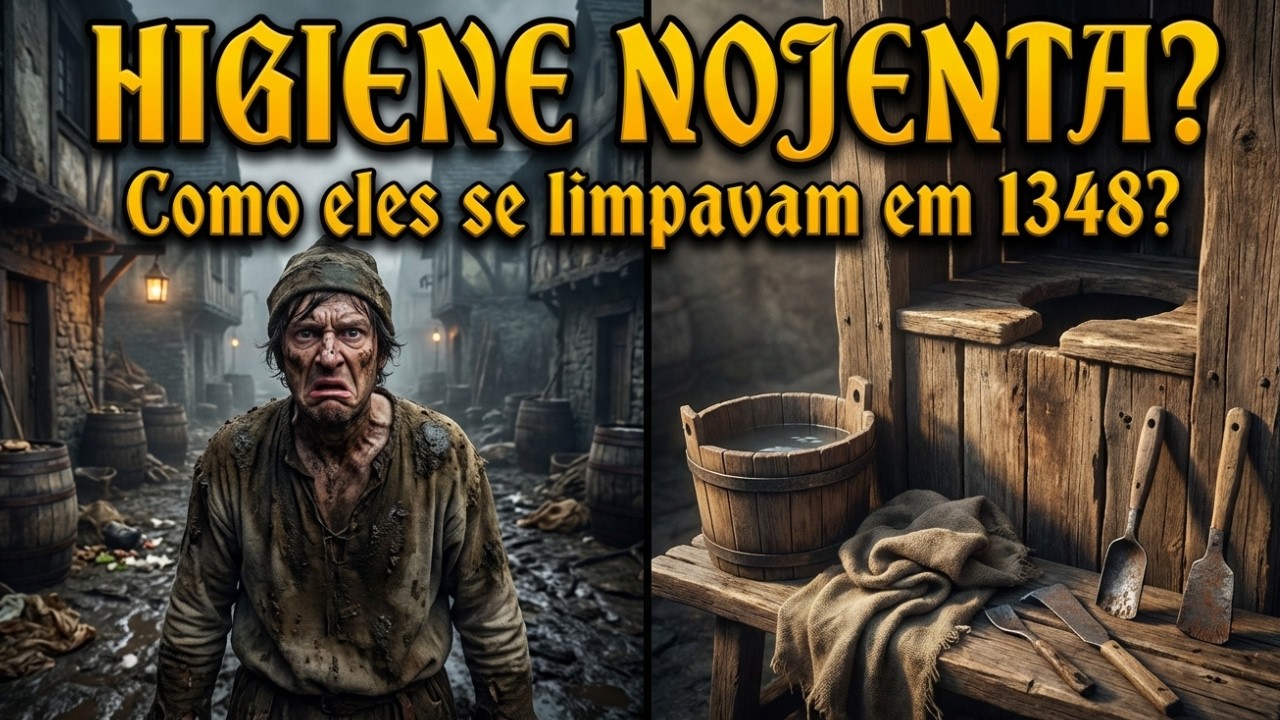 Como as pessoas na Idade Média realmente se limpavam em 1348 (Higiene NOJENTA)