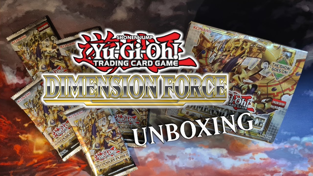Yu-Gi-Oh! Dimension Force | Unboxing - Best artworks of the year?!