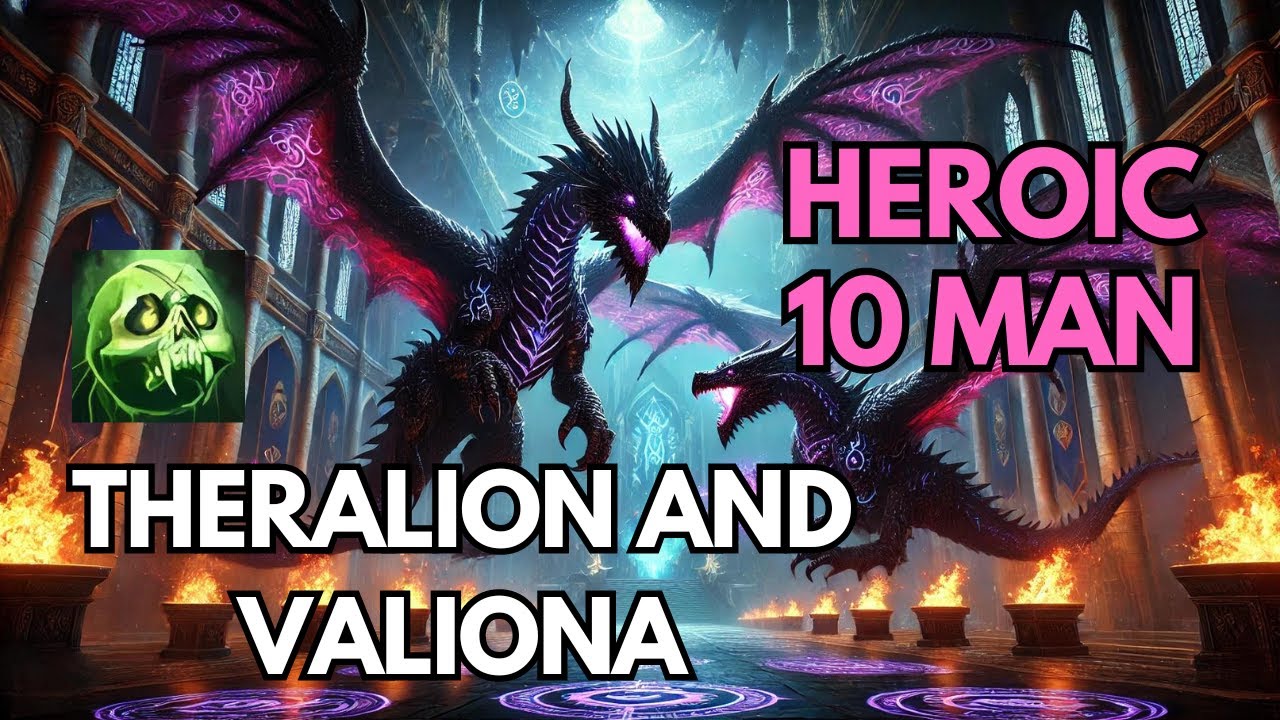 Theralion and Valiona 10 Man Heroic || Unholy Death Knight POV || Cataclysm Classic