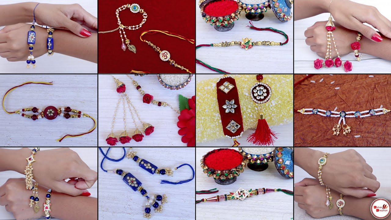 Latest Rakhi Making at Home || Beautiful New Rakhi Design for Bhaiya-Bhabhi || 2020 DIY Rakhi