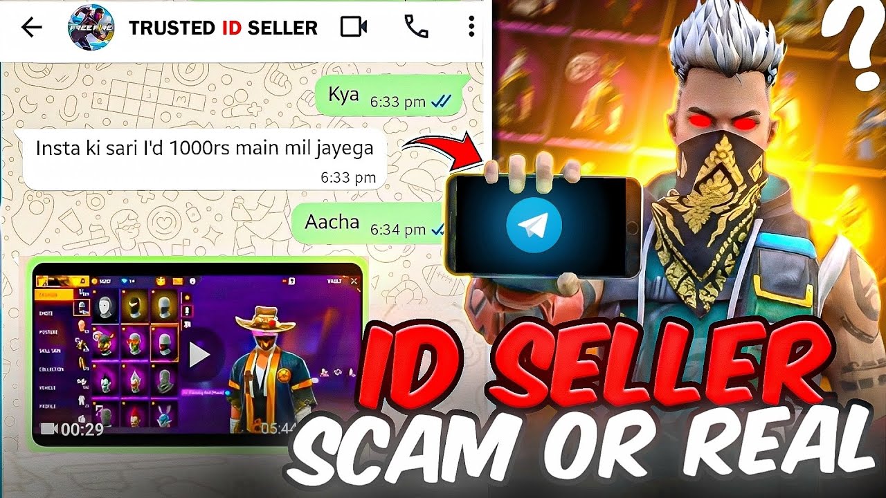 HOW... ID SELLERS SCAM WITH LOW PRICES 😱 | GAMING WITH RAAHIM