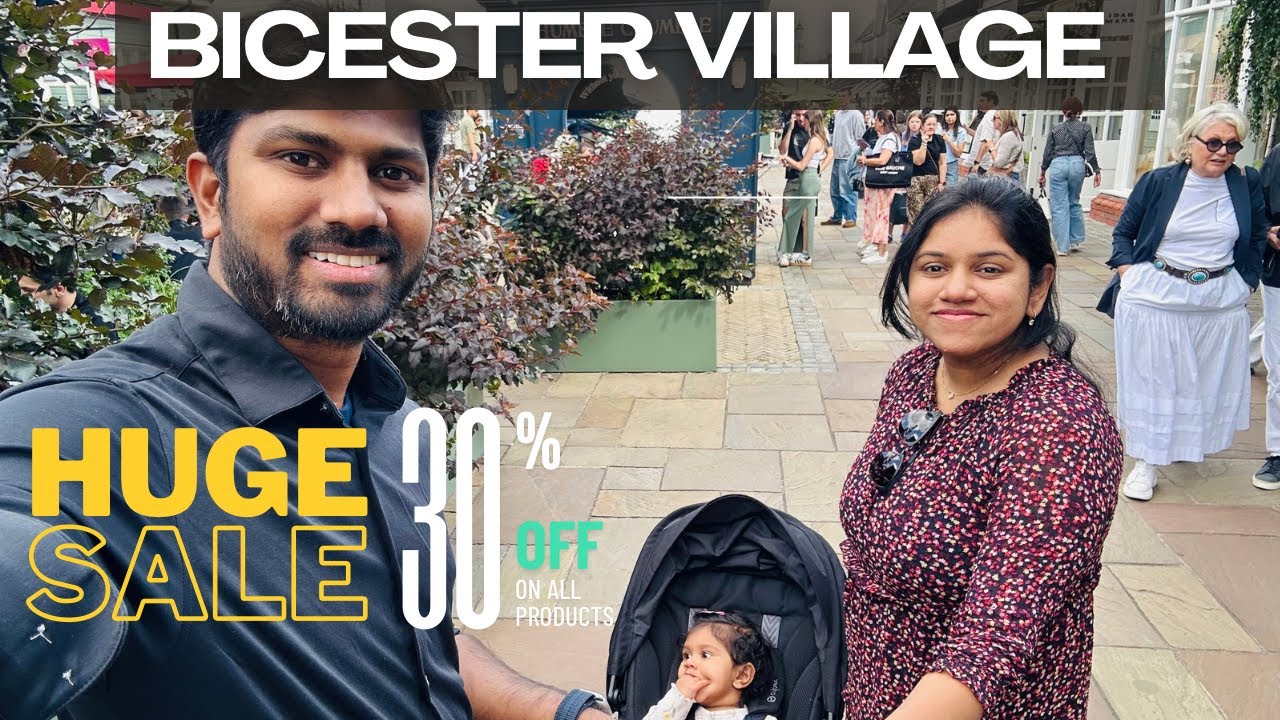 Bicester Village | Summer Sale | UK Tamil Vlog | Saturday Vlog with us😄