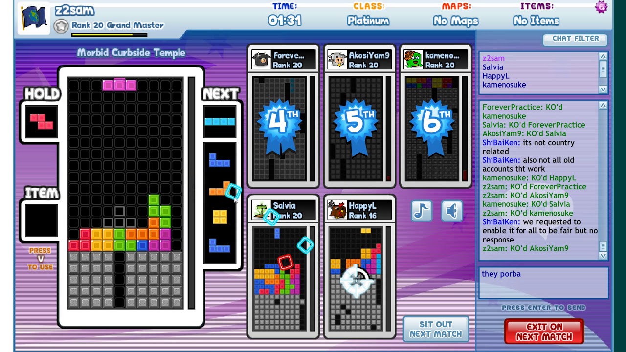Tetris Friends Arena - 25.04.2019