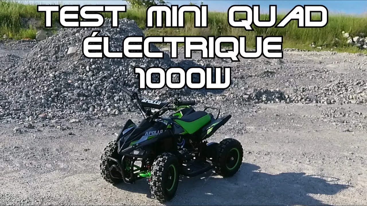 Test du mini quad électrique 1000W  | by Altru 7