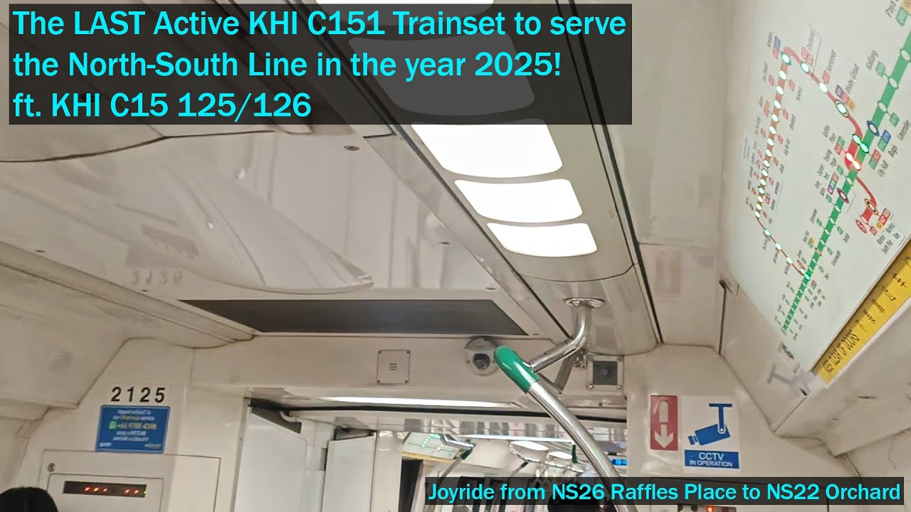 The LAST Active KHI C151 Trainset to serve NSL in 2025! (ft. KHI C151 125/126 Joyride)