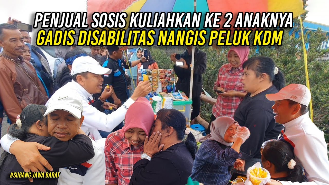 JANDA PENJUAL SOSIS KULIAHKAN KE 2 ANAKNYA | TANGIS GADIS DISABILITAS PENJUAL GORENGAN
