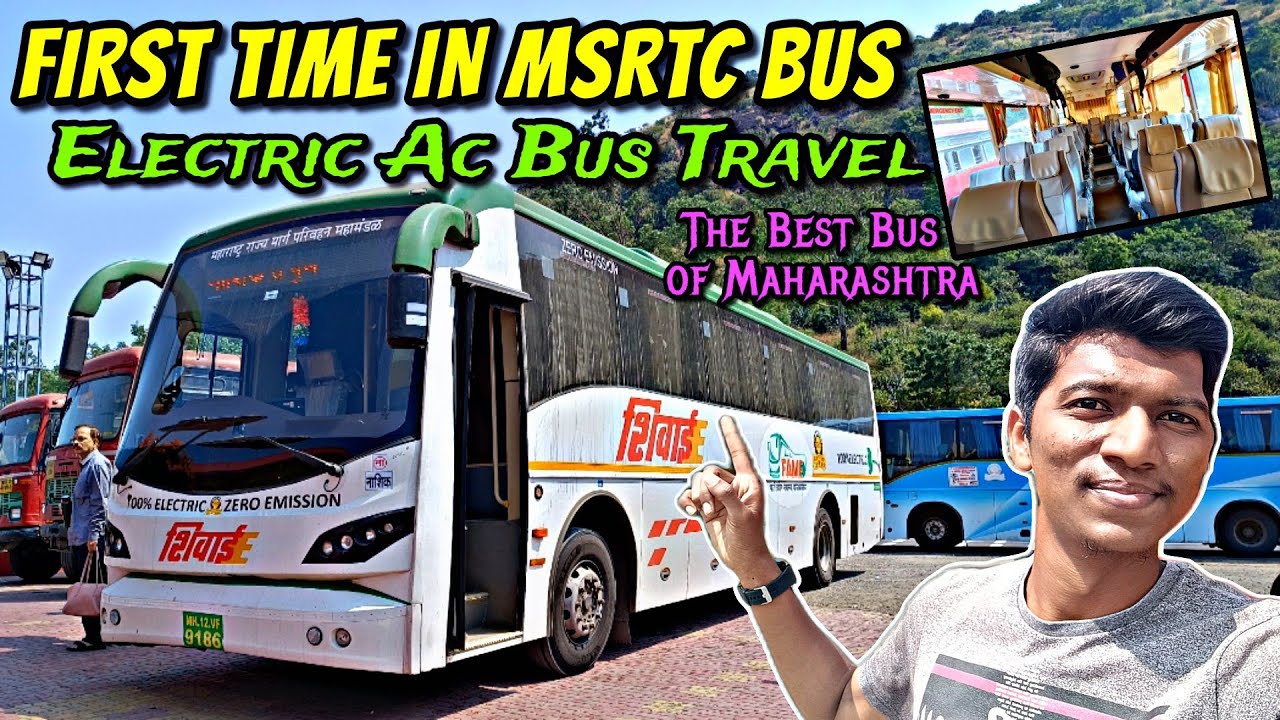 🚌MSRTC E-SHIVAI ELECTRIC BUS TRAVEL VLOG!!! Nashik to Pune| Premium Bus of Maharashtra| Naveen Kumar