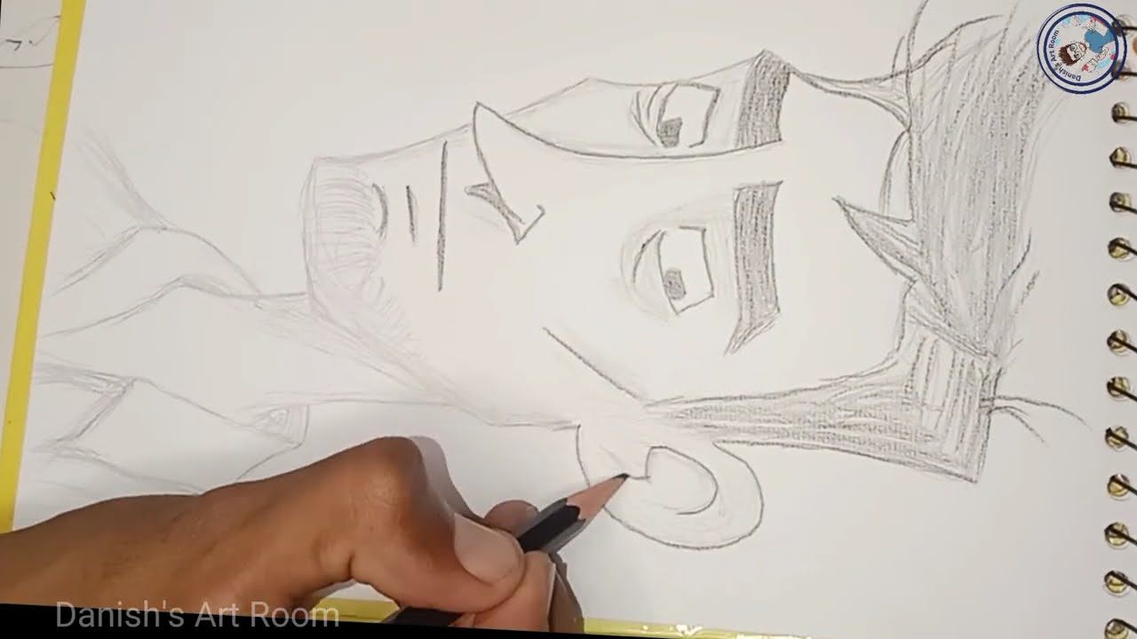 How to Draw Sketch with Simple Pencil | Step by Step Drawing Tutorial for Beginners 