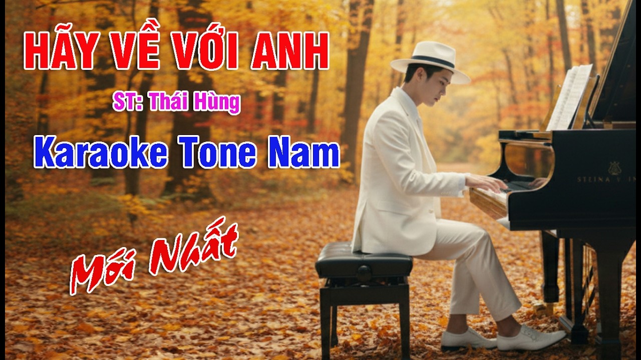 karaoke HÃY VỀ VỚI ANH. ST: Thái Hùng. Tone Nam