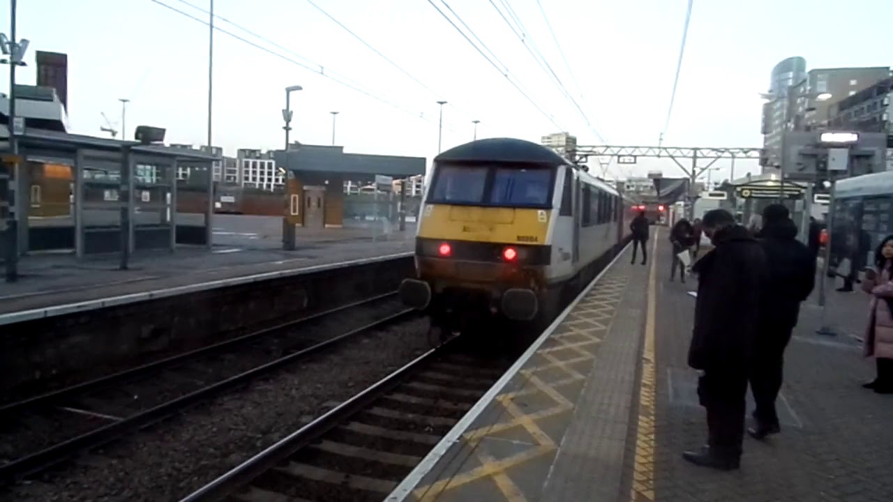 Trains at Stratford Regional station 14/12/19