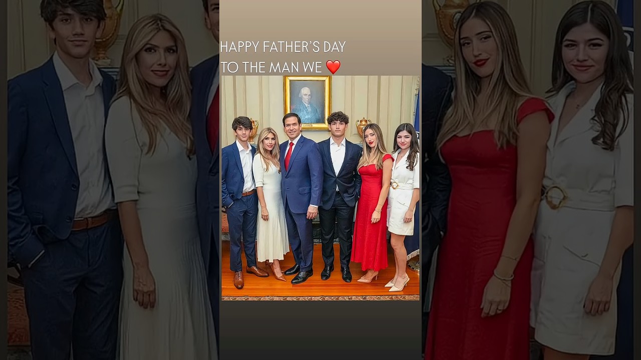 Jeanette Rubio wishes her husband Secretary of State Marco Rubio a happy Father's Day ❤️
