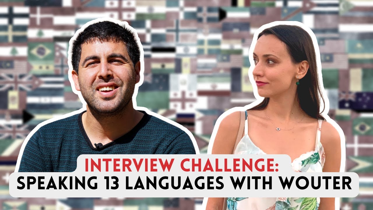 Interview CHALLENGE in 13 LANGUAGES with Legendary Polyglot Wouter Corduwener