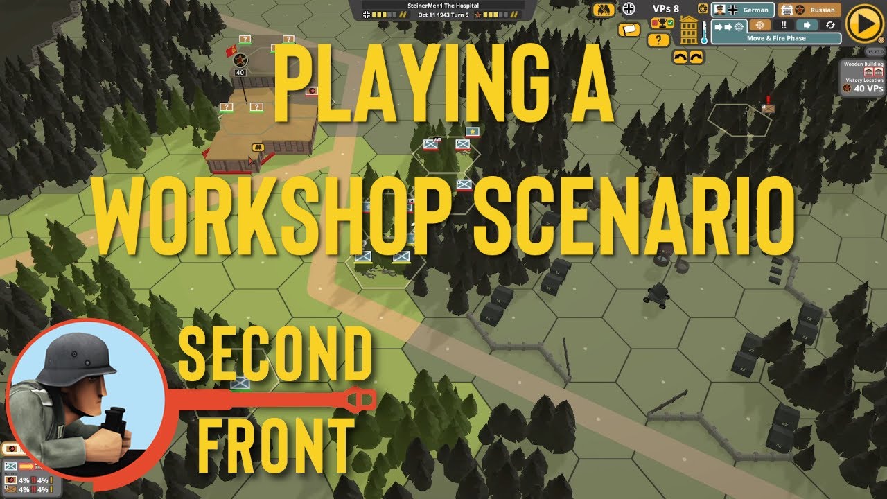 Our Playtester Stoic downloads and plays a scenario from the Workshop!