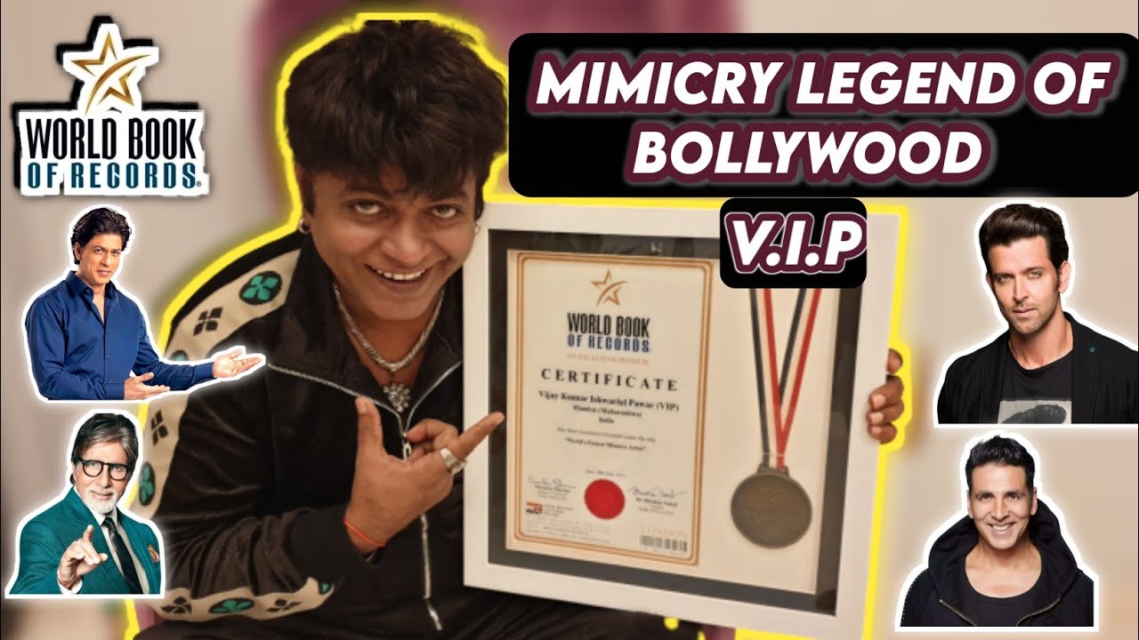WORLD BOOK OF RECORDS | VIP | WORLD FASTEST MIMICRY ARTIST | COMEDIAN ON TOUR | VLOG
