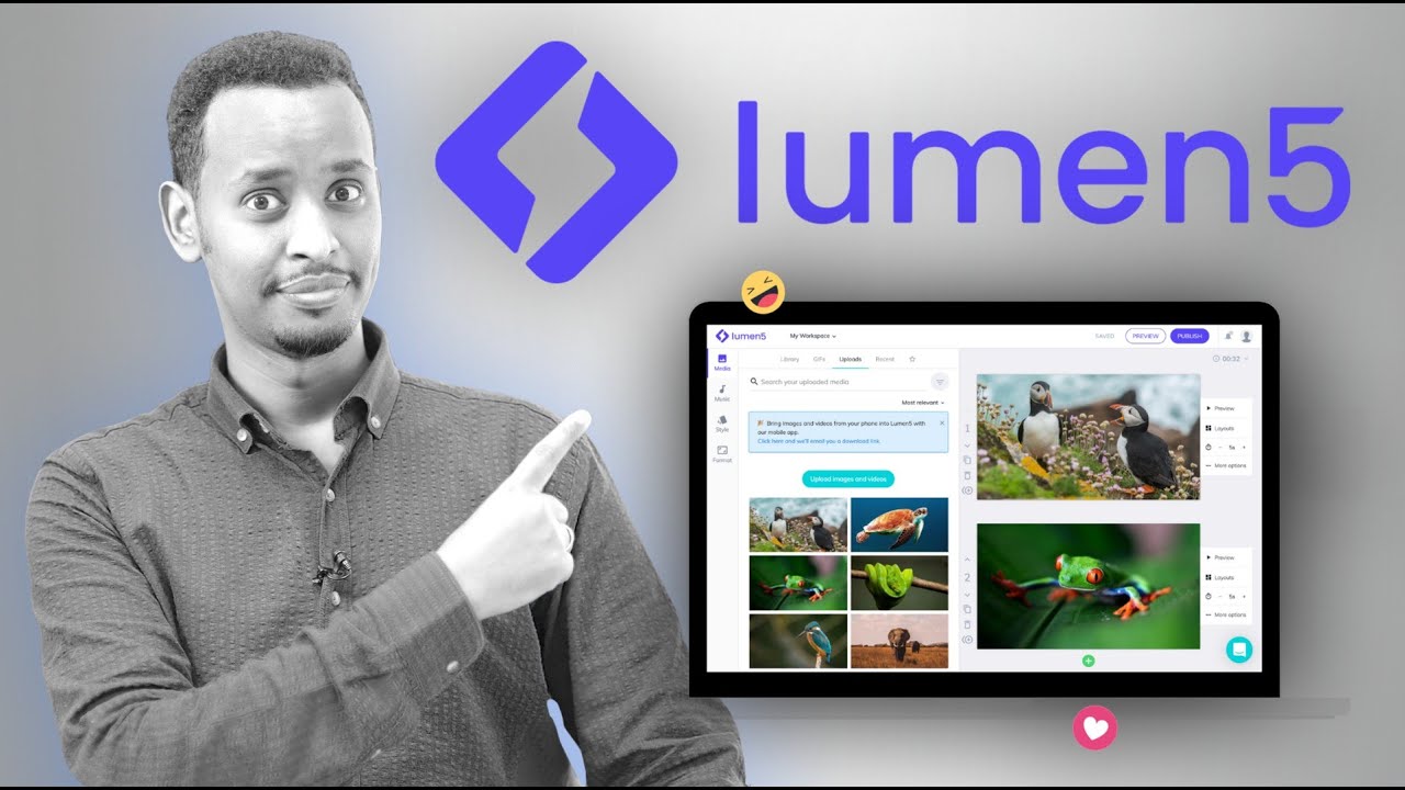 Lumen5 AI: Si fudud usamee muuqaallo casri ah I Tab iyo Xeelad