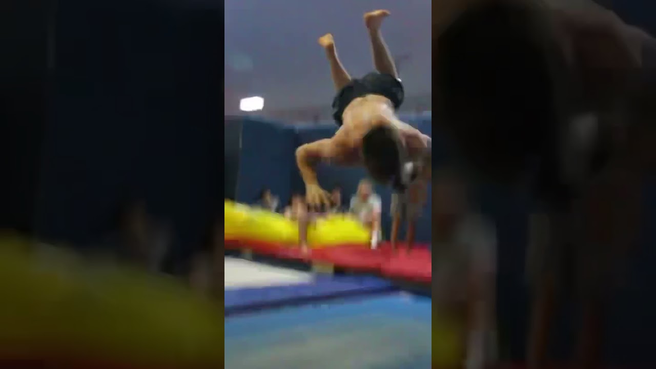First place trampoline combo🤪 Full vid on my channel! 