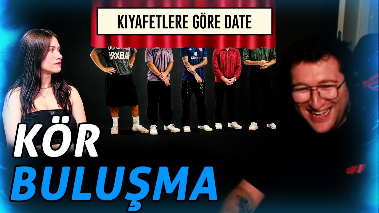 EFE UYGAÇ 1 KADIN VS 5 ERKEK | KIYAFETLERE GÖRE KÖR BULUŞMA İZLİYOR @akturkkburak