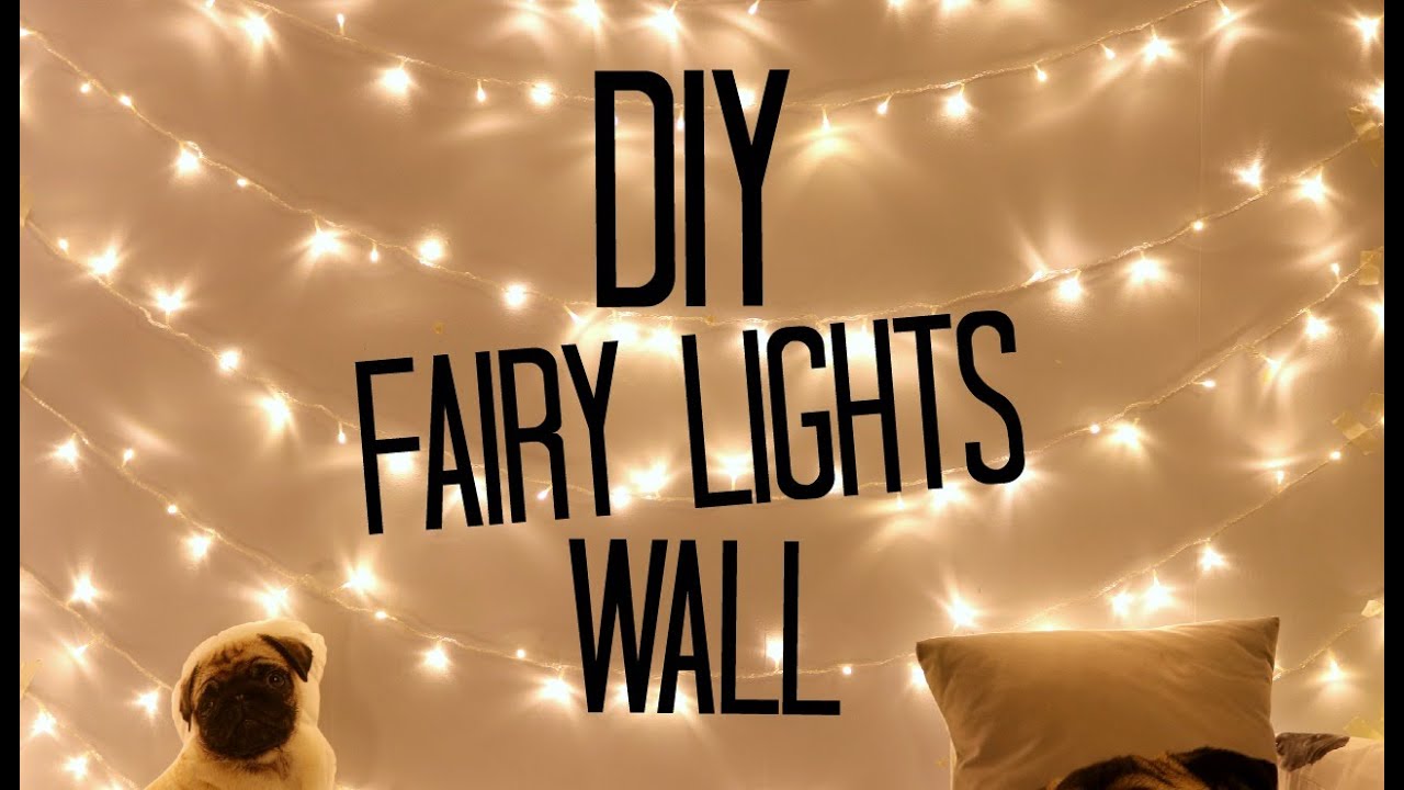DIY Fairy Light Wall! | sophdoesnails
